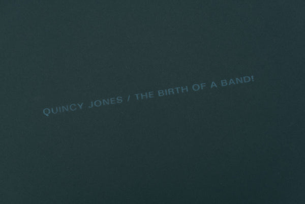 Archival Tape Edition No. 26 § Quincy Jones "The Birth Of A Band!"