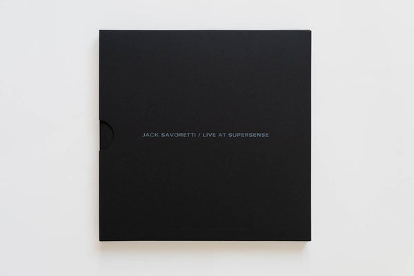 LIVE RECORDING EDITION NO. 3 § JACK SAVORETTI / LIVE AT SUPERSENSE